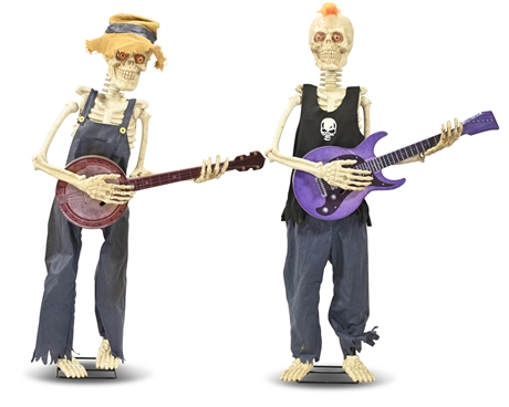 Animated Skeleton Musicians