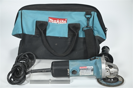 Makita Angle Grinder with Carrying Bag