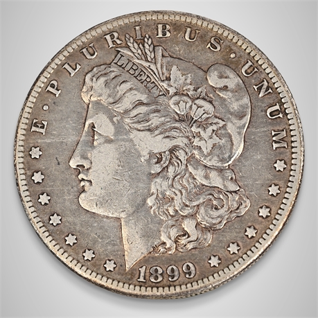 1899-O Morgan Silver Dollar – New Orleans Mint – .900 Silver