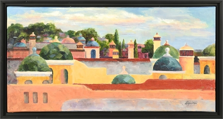 Kathleen Squires 'Rooftops of San Miguel'