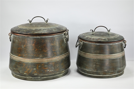 Pair Decorative Pots