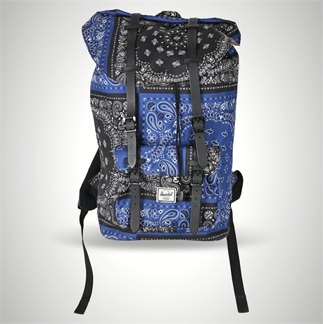 Herschel Little America Bandana Graphic Backpack – Blue/Black