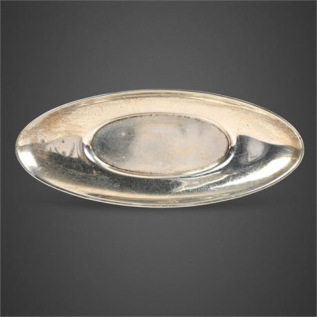 Whiting Sterling Silver Oval Tray — Pattern 1100