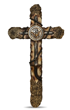 Navy Wall Cross