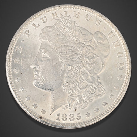 1885 United States Morgan Silver Dollar – Philadelphia Mint – .900 Silver