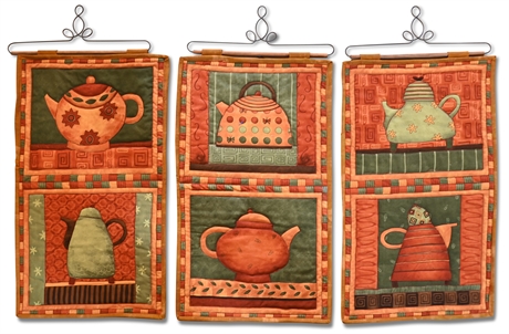 Teapot Themed Appliqué by Connie Smith