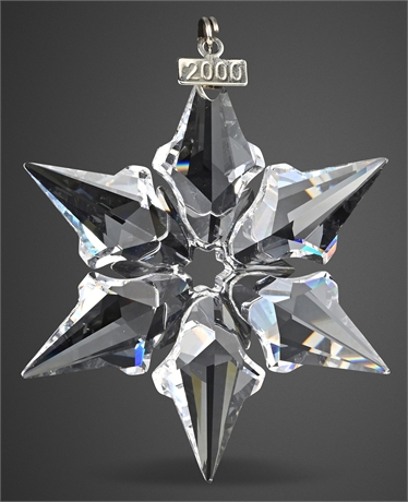 Swarovski 2000 Christmas Ornament – Annual Edition w/ Box & Papers