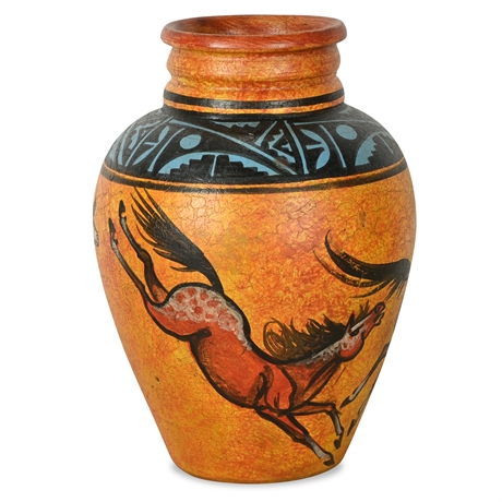 Hand Painted Southwest Vase
