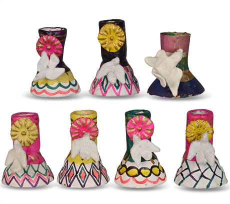 Mexican Folk Art Candlesticks