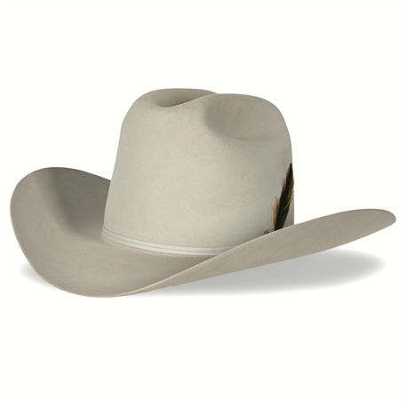 Stetson 6X Rancher Felt Hat- #0601, Mist Grey