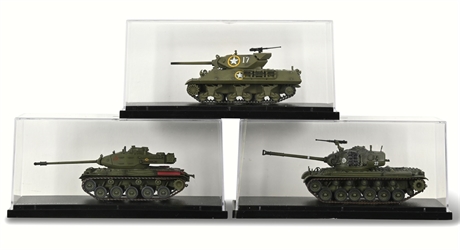 (3) 1:72 Scale Military Tanks
