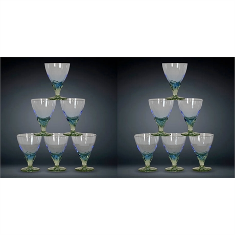 Vintage Bormioli Rocco 'Bahia' Goblets