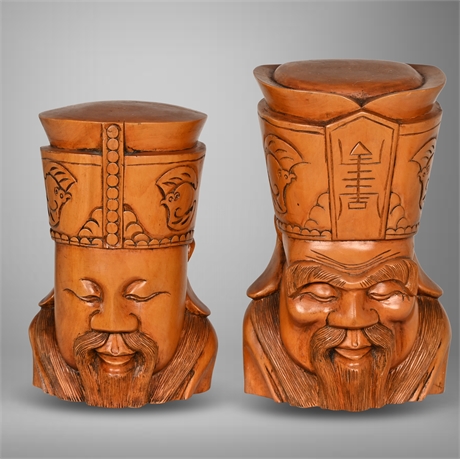 Chinese Scholars Carved Bookends