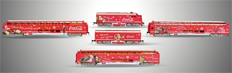 Coca-Cola "Through the Years Express" Model Train Set