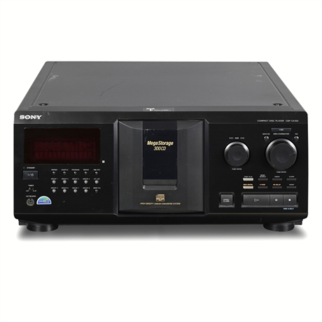 Sony CDP-CX355 MegaStorage 300 CD Compact Disc Player Changer