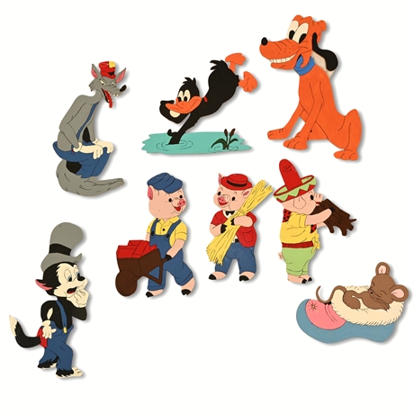 Hand Painted Cartoon Characters