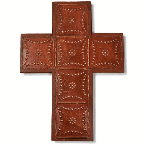 25" Pressed Tin Cross