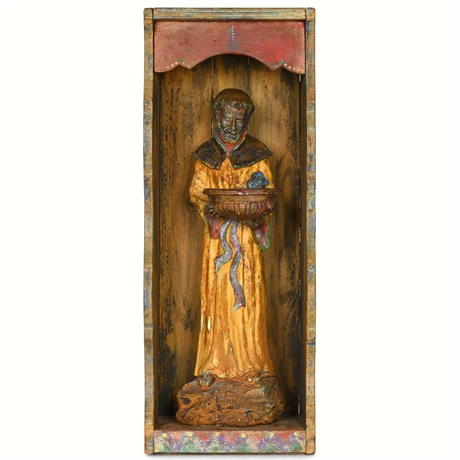 Folk Art St. Francis Altar