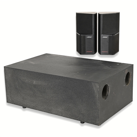 Bose Acoustimass SE-5 Speaker System — Subwoofer & Satellites
