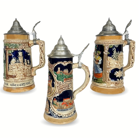 Vintage German Steins Collection