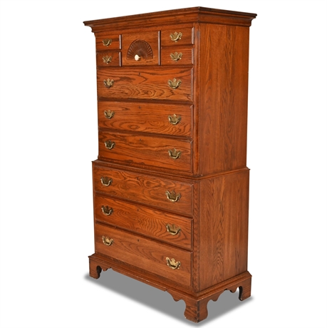Chippendale Style Chest on Chest