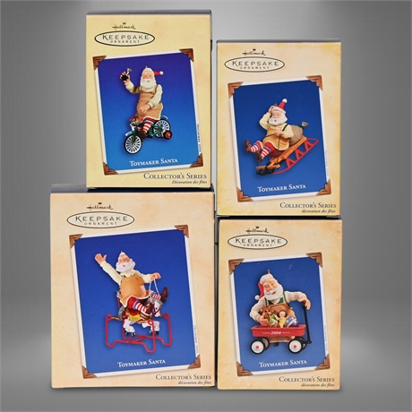Hallmark Keepsake Toymaker Santa Ornaments