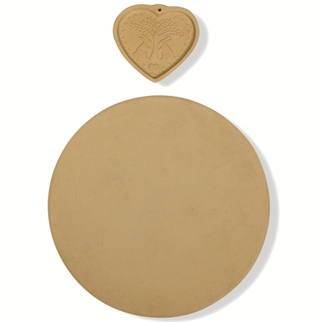 Pampered Chef® Pizza Stone and Brown Bag Cookie Art