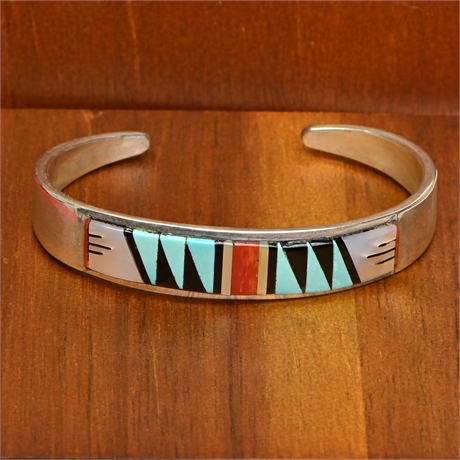 1970's Zuni Inlay Bracelet