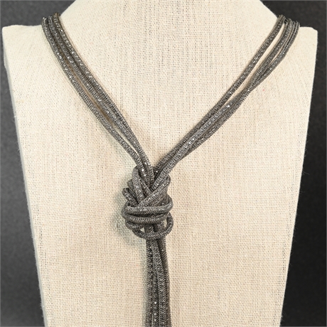 Metal Knot Necklace