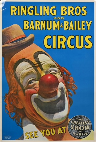 Ringling Bros Circus The Greatest Show on Earth Poster