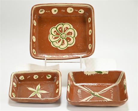 Vintage Bandera Pottery Nesting Bowls
