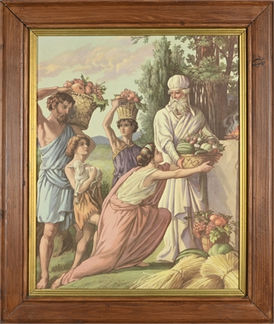 "Bringing Gifts For Levites" Framed Print