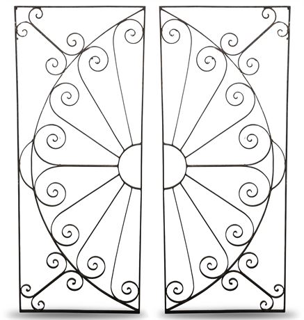 Ornamental Iron Salvage Panels