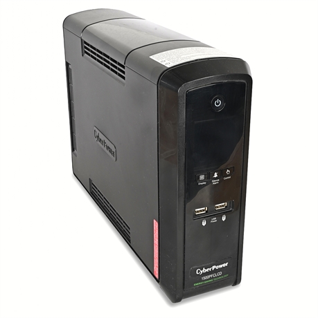 CyberPower CP1500PFCLCD 1500VA/1000W Sine Wave UPS Battery Backup AVR