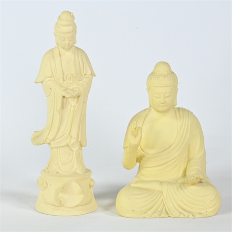 Pair Buddha Figures