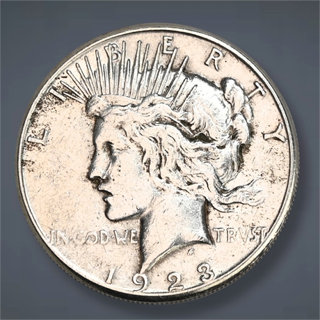 1923 Peace Silver Dollar