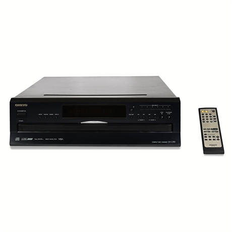 Onkyo DX-C390 6 Disc CD Changer with Remote & Manual