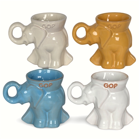 Frankoma Republican Elephant Mugs (2006-2009)