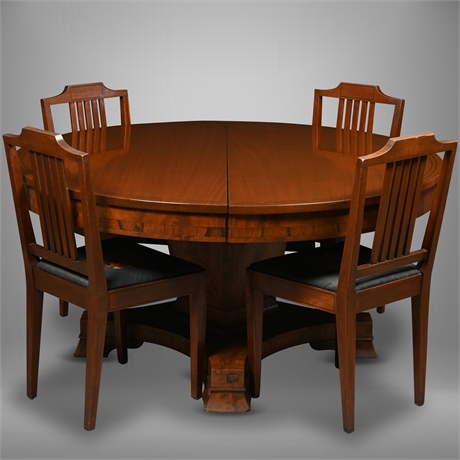 Regency Mahogany Pedestal Dining Table