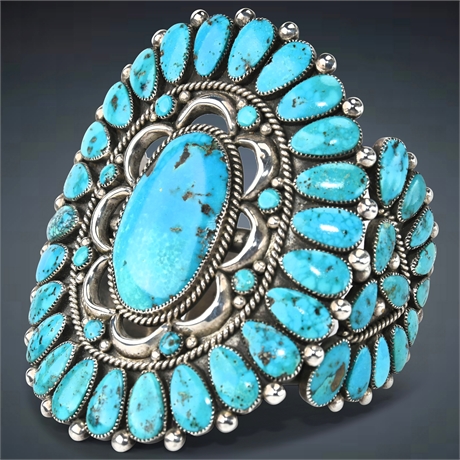 Old Zuni Turquoise Bracelet