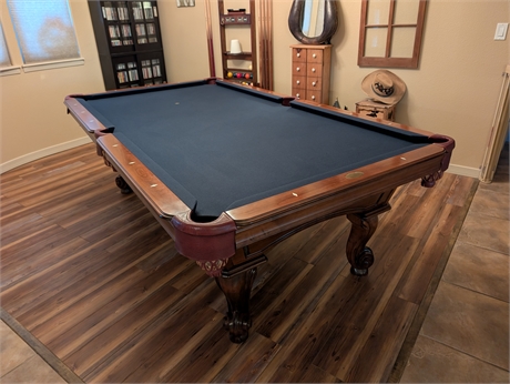 Olhausen Santa Ana Pool Table with Accessories and Premium Italian Slate