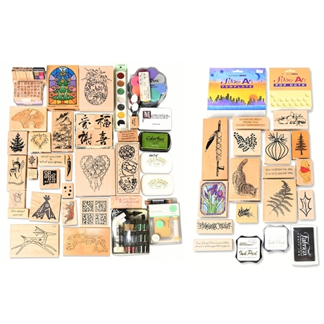 Rubber Stamp Collection and Accessories