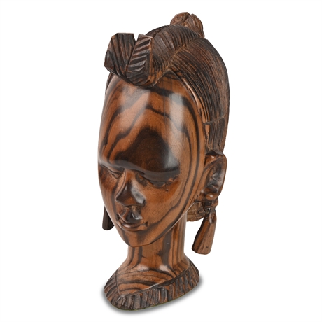 African Bust Sculpture