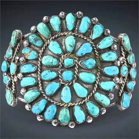 1940s-1950s Navajo Turquoise Cuff