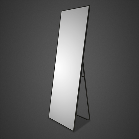 Full Length Floor Mirror w/ Stand Wall Mount Vertical Horizontal