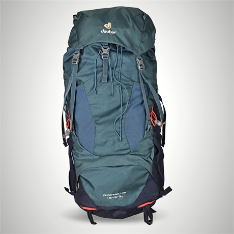 Deuter Aircontact Lite 45+10 SL Women’s Backpack — Teal/Navy