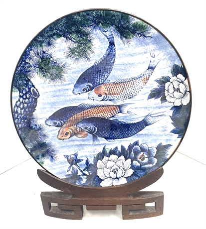 Toyo Decorative Fish Plate