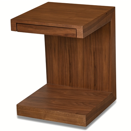 Zio Contemporary Side Table with Drawer - Modern Design