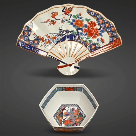 Japanese Imari Appetizer Servers