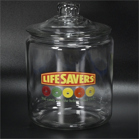 Vintage Life Savers Country Store Jar
